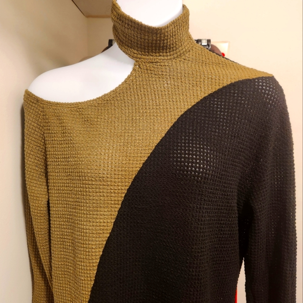Shein Sexy  off shoulder Sweater